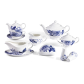 Nouveau Bone China Blue Floral vaisselle